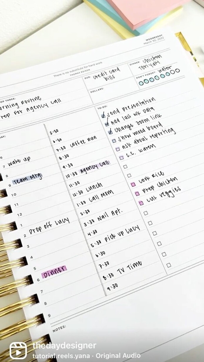 📊 📌 romanticize your routine: Daily Planning with Day Designer | Time Blocking & Color Coding Ideas