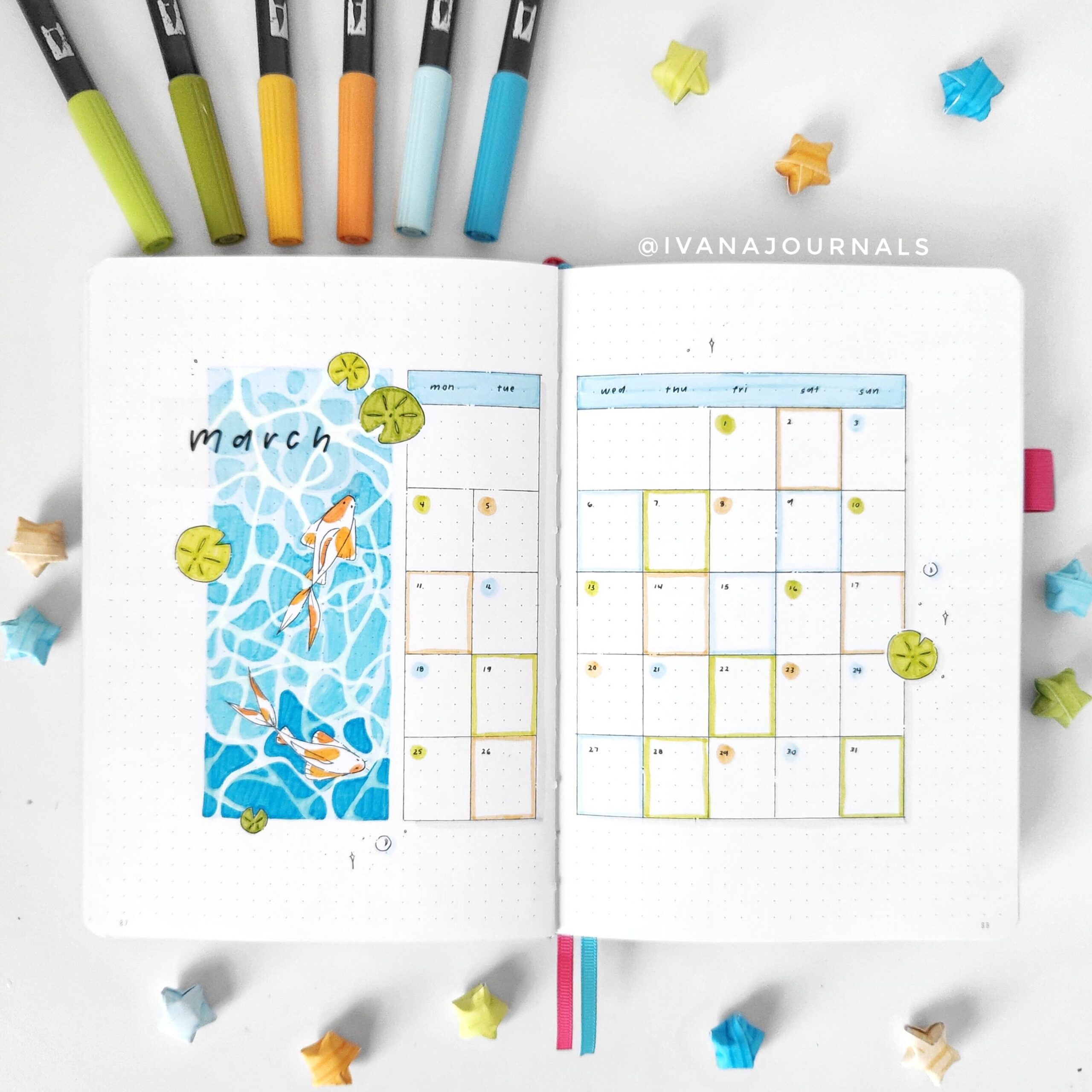 📁 📁 romanticize your routine: March Monthly Calendar Design for Planners & Creatives