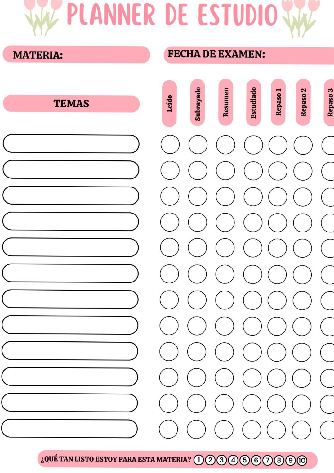 🕯️ 🎀 romanticize your routine: Planificador de Estudio GRATIS | Organiza tu tiempo y mejora tu productividad