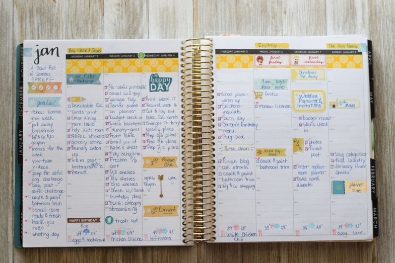 💌 🌸 romanticize your routine: Simplified Planner Review: Daily, Weekly, Monthly | Wildflowers & Marbles Design