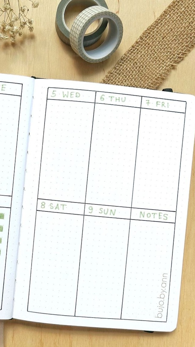 🥂 🍰 romanticize your routine: Strawberry Bullet Journal June Weekly Page Design