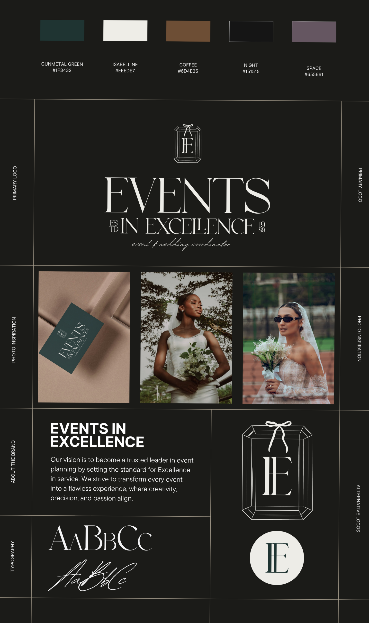 🎀 🕯️ romanticize your routine: Woman-Owned Event Planning Brand Design | Wedding Planner Logo & Brand Board