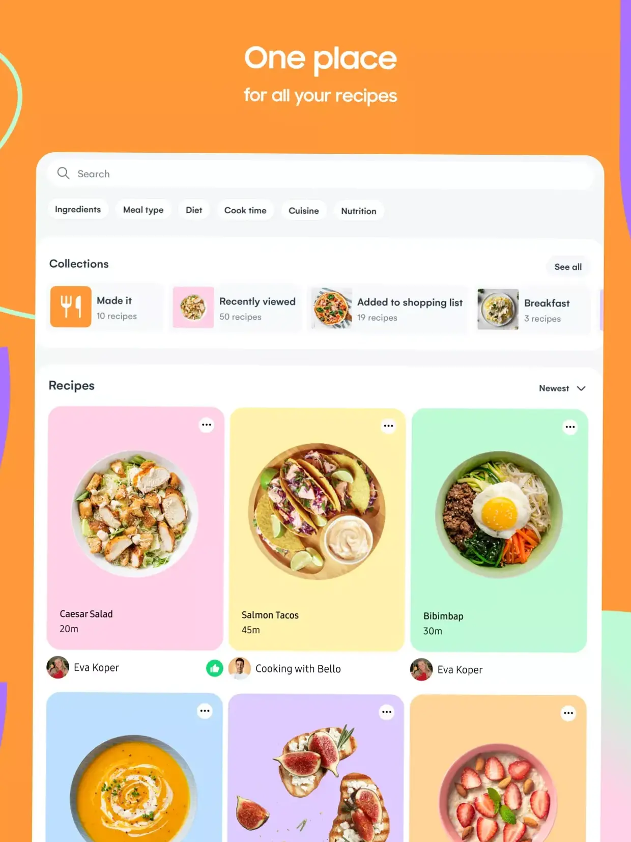 🎀 🎀 Samsung Food Meal Planning | Digital Design & Creative Planners | romanticize your routine