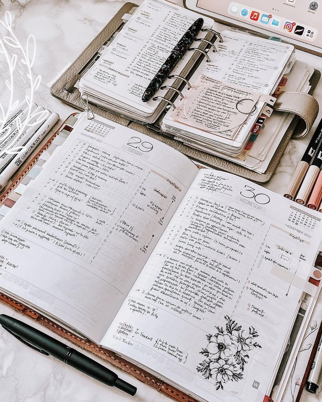 Saturday Stationery Study Session — 📊 📁 romanticize your routine