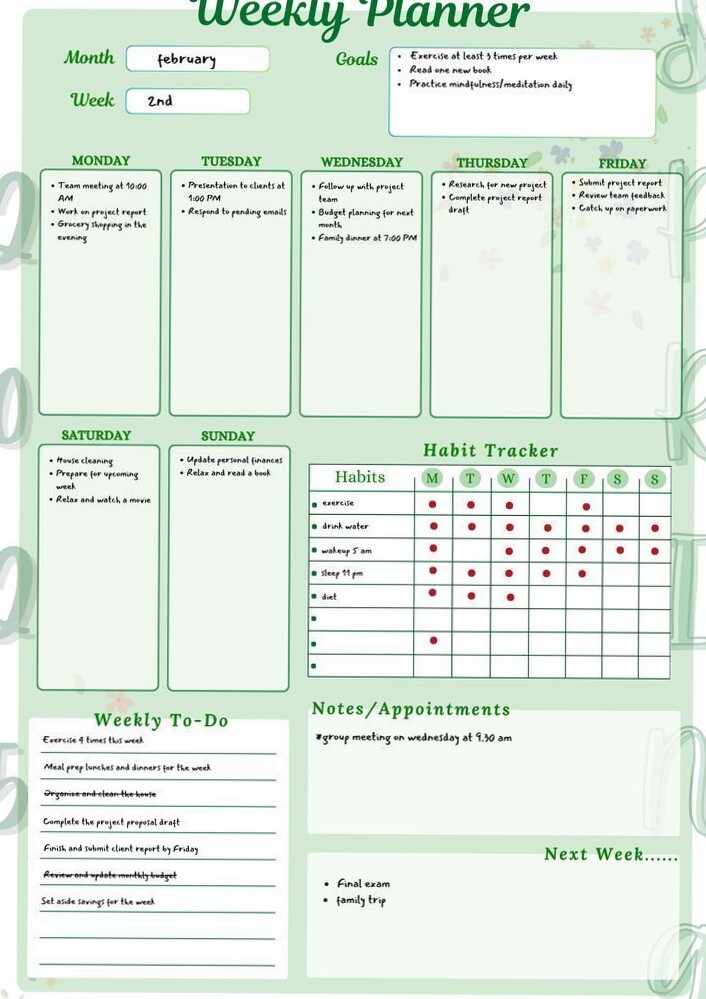 🍰 🌸 seamless organization hack: Habit Tracker for Digital Planners & Creative Assets