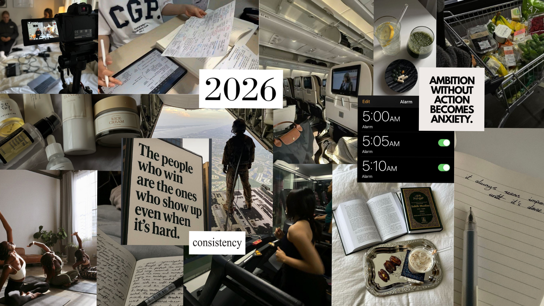 🎀 🕯️ secret to staying productive: 2026 Vision Board: Digital Design & Creative Planner Assets
