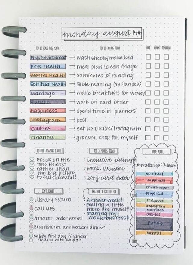 💍 🌸 secret to staying productive: Creative DIY Planner Pages for ADHD & Budget Management