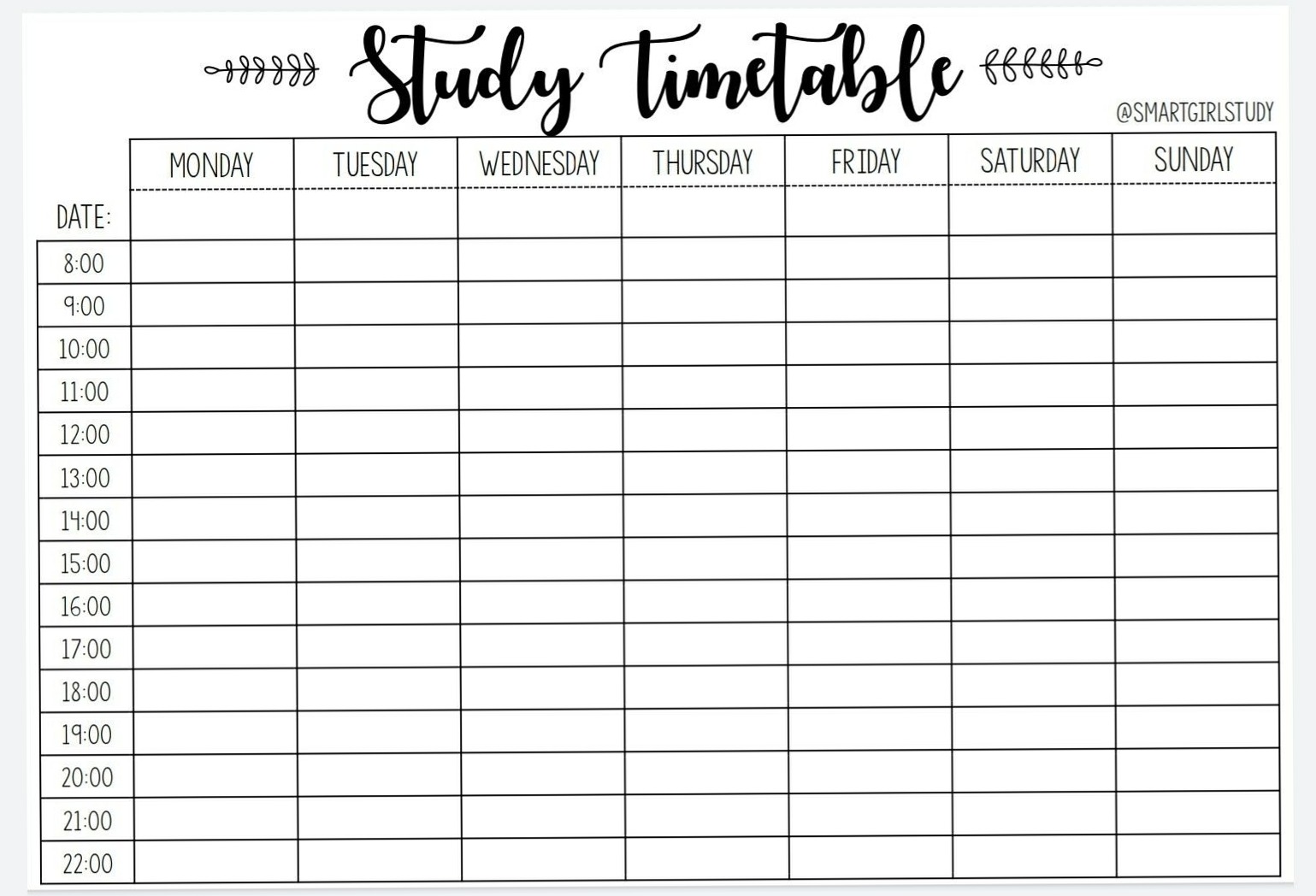 🖇️ 📁 secret to staying productive: Tableau Organisation Heures — Planificateurs Créatifs