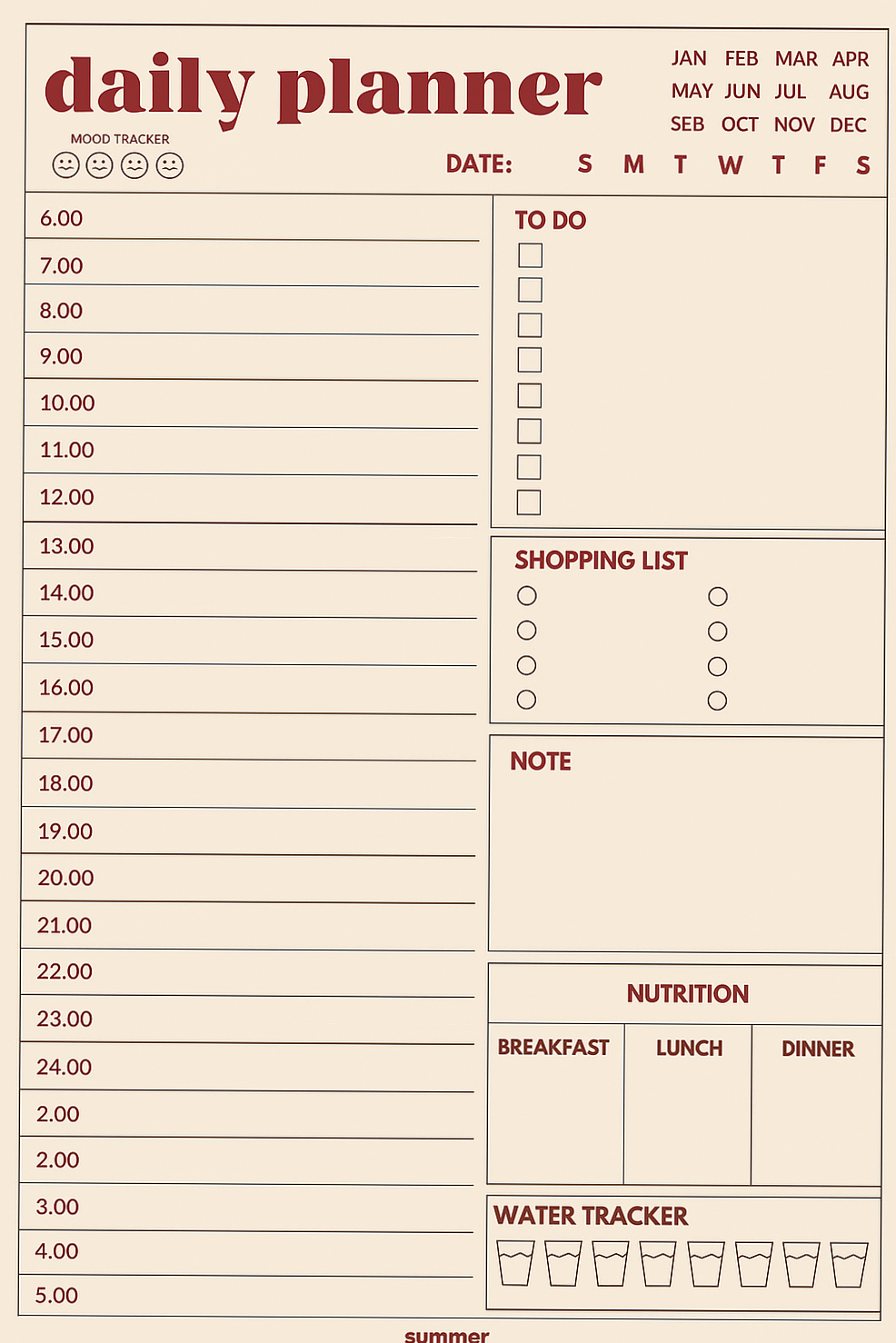 💎 🎨 secret to staying productive: Daily Planner for Optimal Task Management in 2026