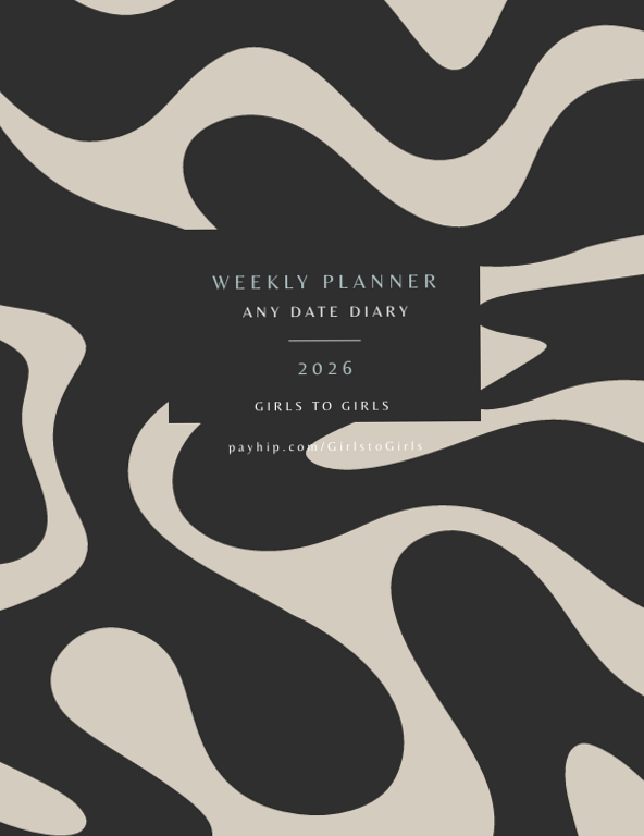 🌿 🌿 secret to staying productive: 2026 Soft Weekly Planner & Self-Love Journal