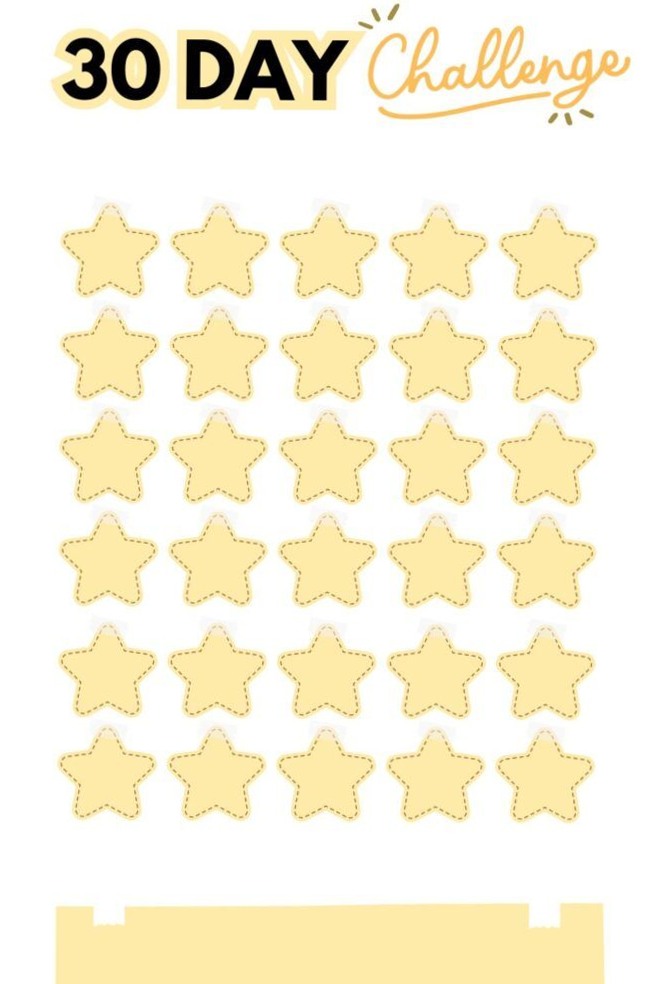 🌸 🌸 secret to staying productive: 30-Day Challenge Templates for Planners & Design Projects