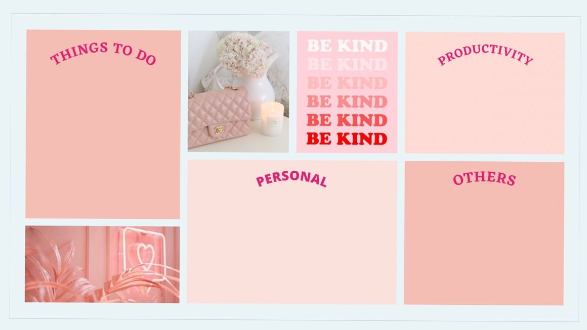 💌 💌 secret to staying productive: Pink Aesthetic Desktop Wallpaper for Creative Planners