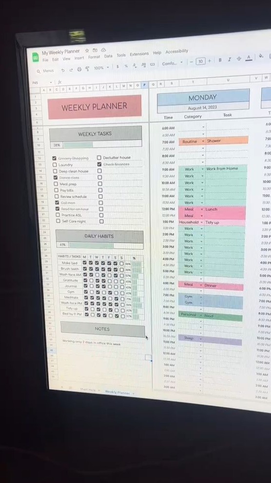 📁 📅 secret to staying productive: Weekly Planner Template for Digital Design & Creativity #printablehappyplanner