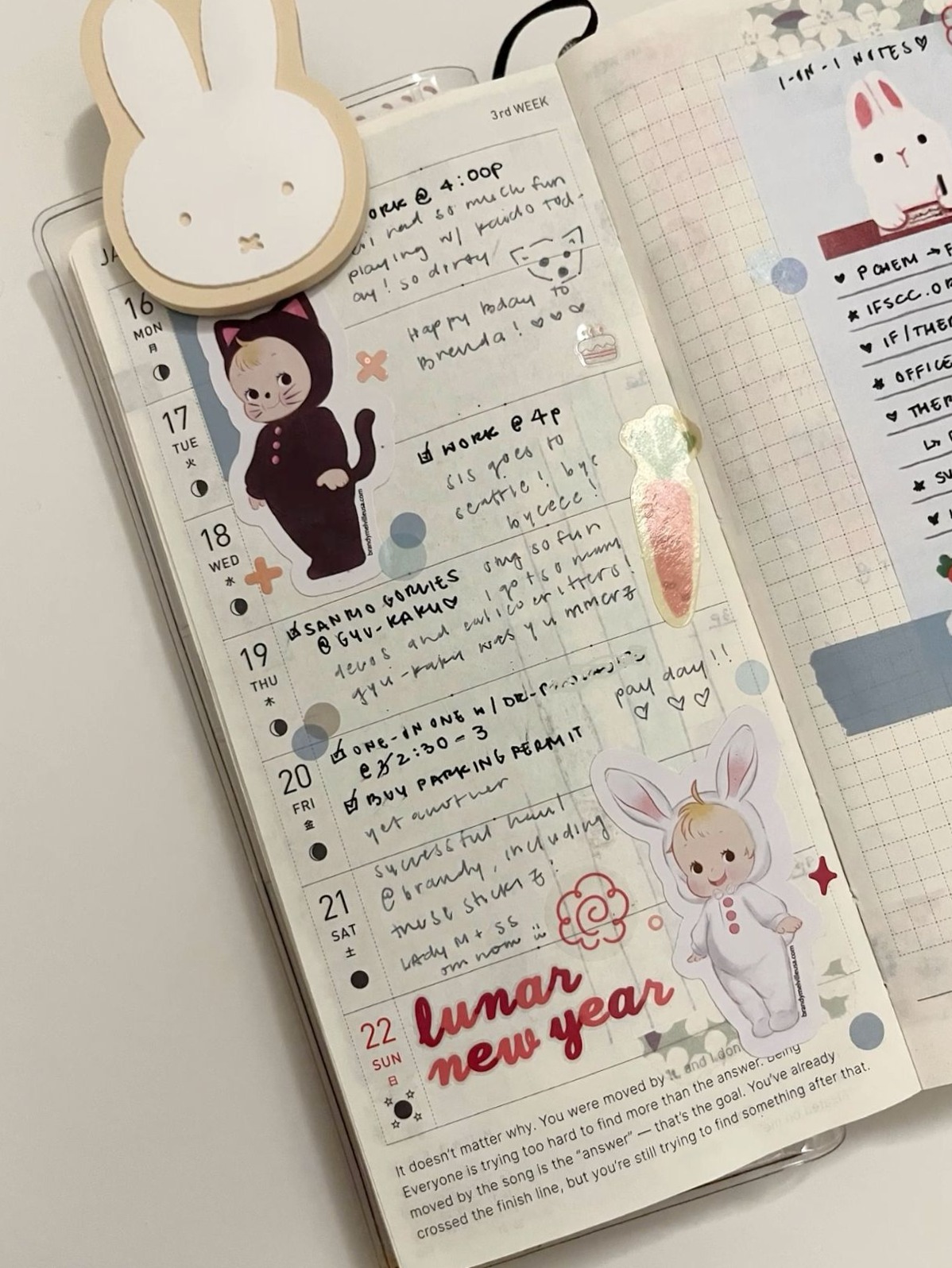 ☁️ 🌿 secret to staying productive: Hobonichi Weeks Spread Design for Productive Planners