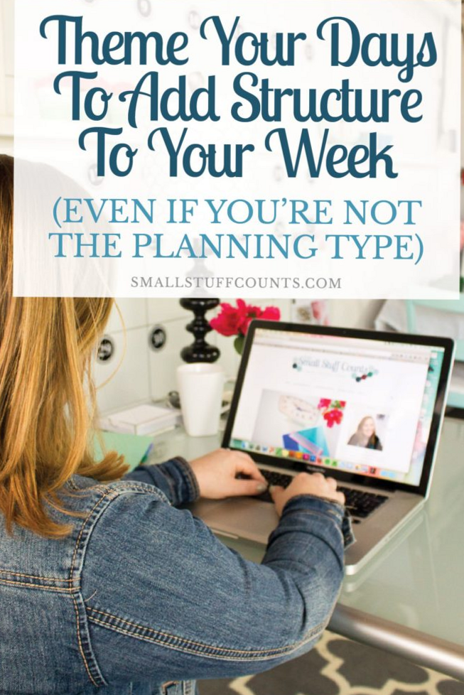👰 💍 secret to staying productive: Theme Your Days for Weekly Structure (No Planner Needed)