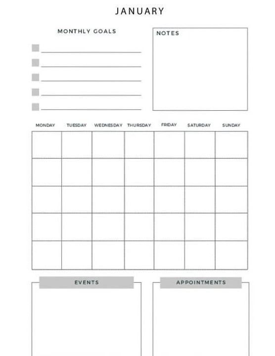 🖌️ 🖌️ secret to staying productive: Dream Life Manifestation January Planner & Goals