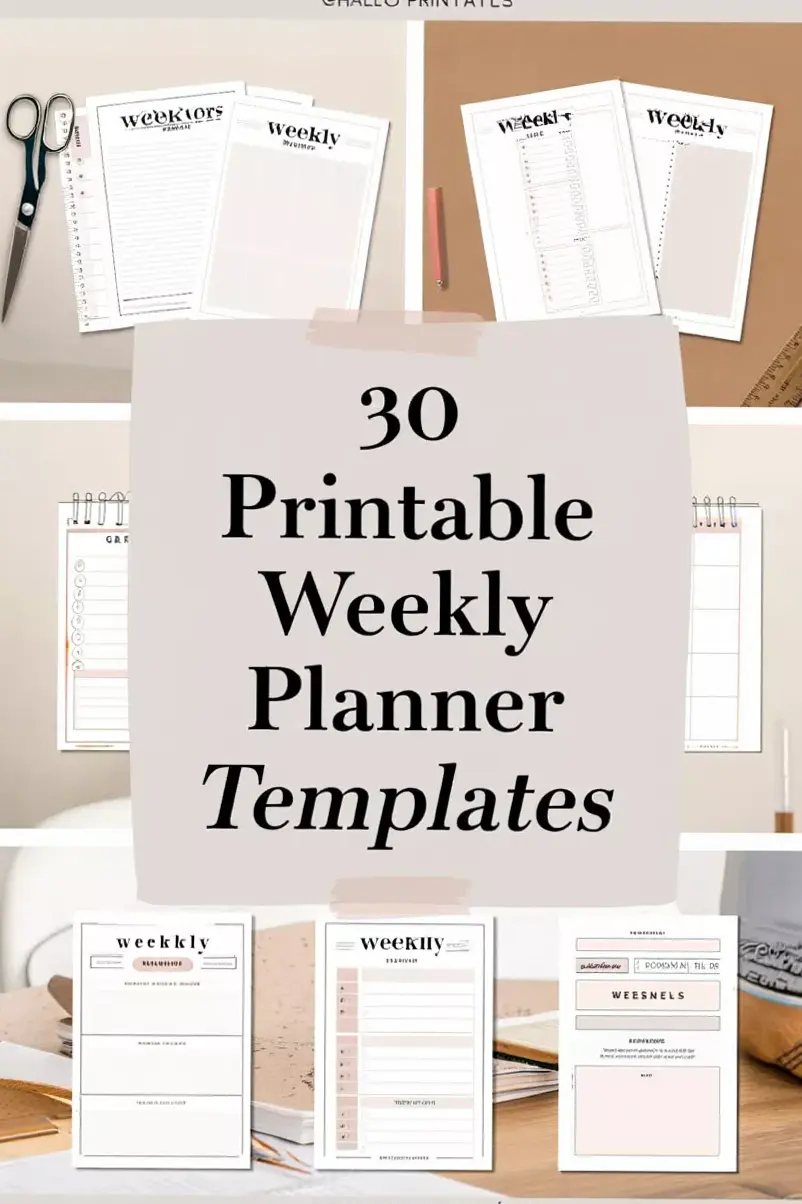 📝 🖇️ secret to staying productive: Weekly Planner Collection for Ultimate Organization