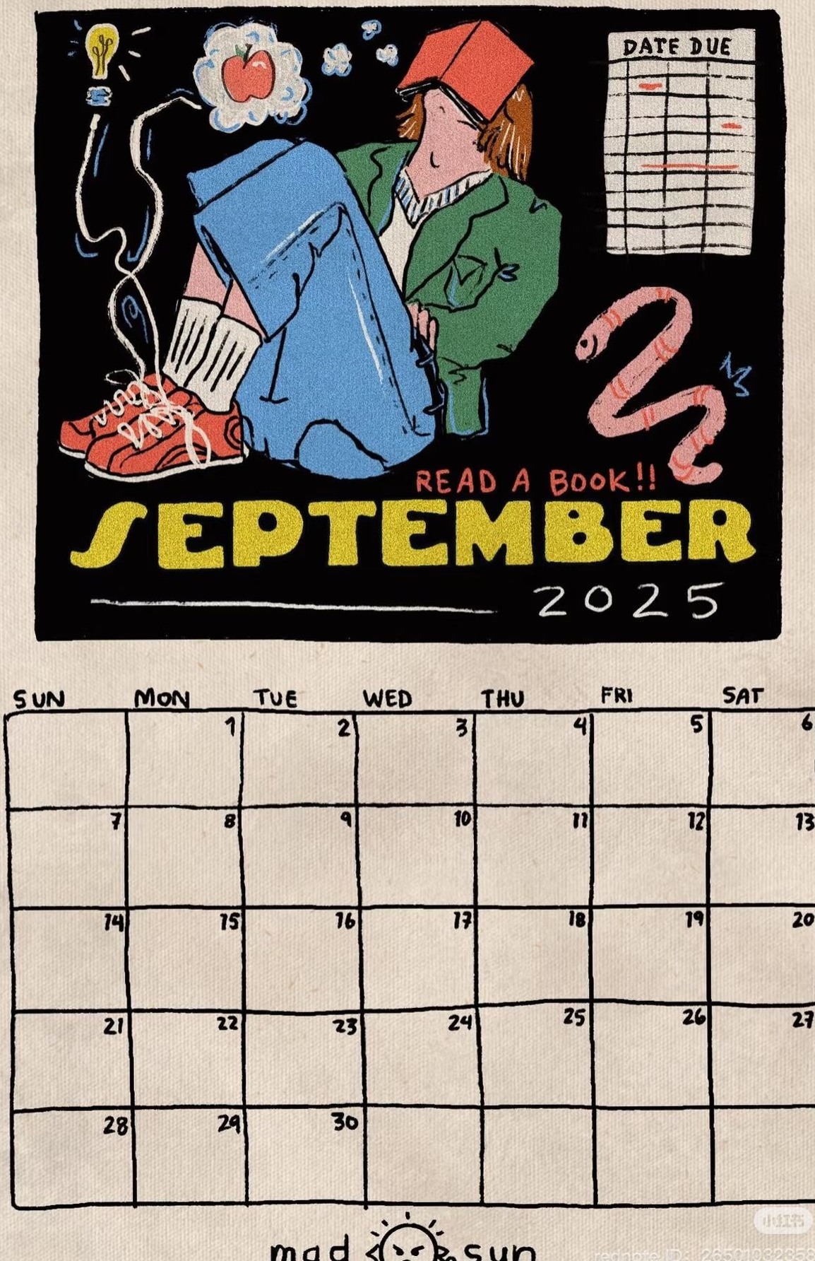 September Digital Planner Wallpaper — 📅 📊 stay inspired all year long