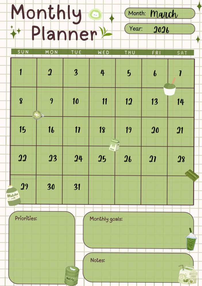 Slow Living Monthly Planner | Self-Care & Creativity — 💎 💎 romanticize your routine