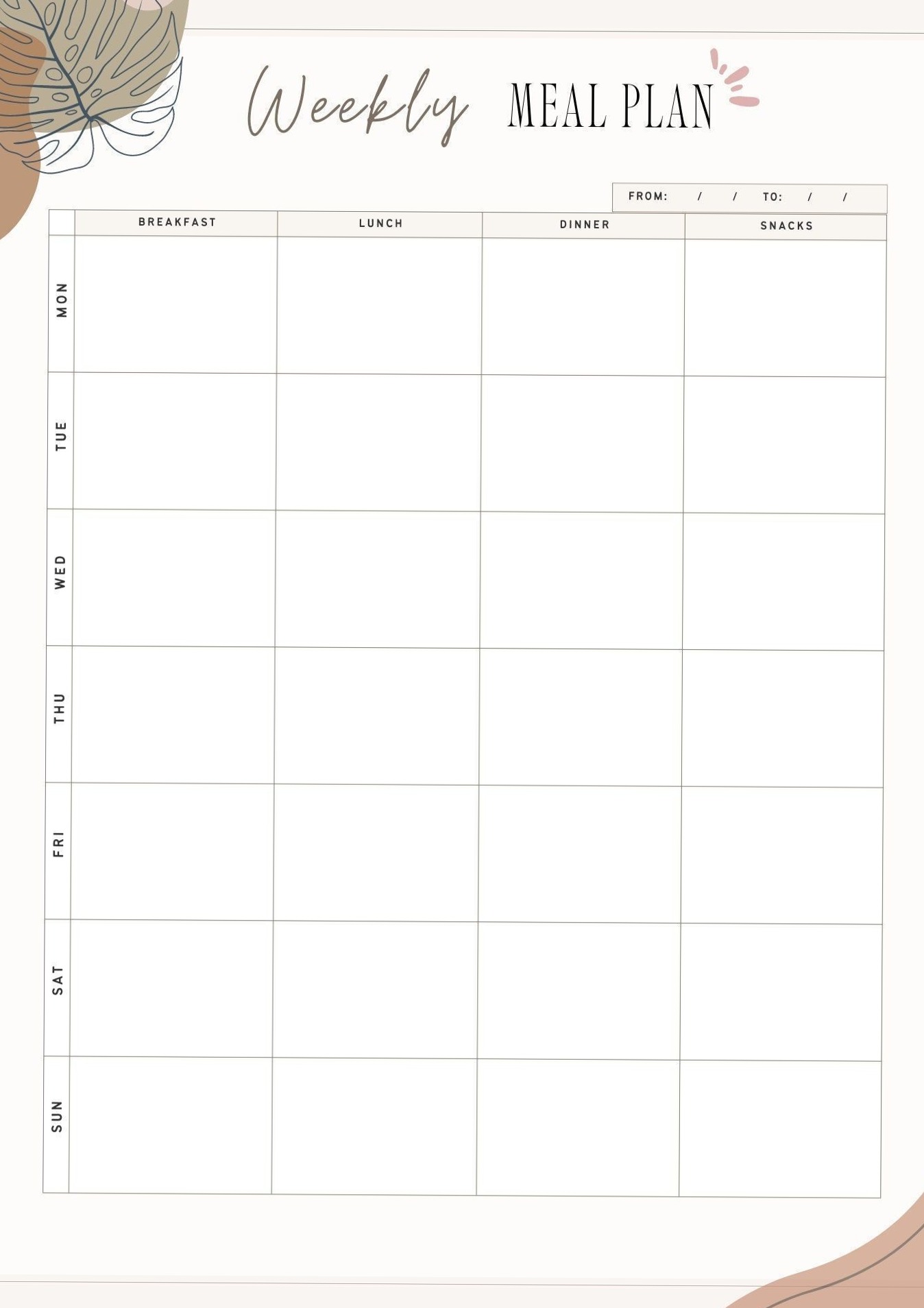 ☁️ 🤍 stay inspired all year long: Boost Aesthetic Weekly Meal Plans