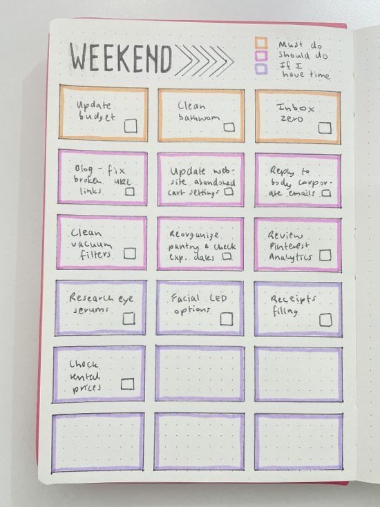 📝 📁 stay inspired all year long: 7 Bullet Journal Layouts Without Timed Schedules