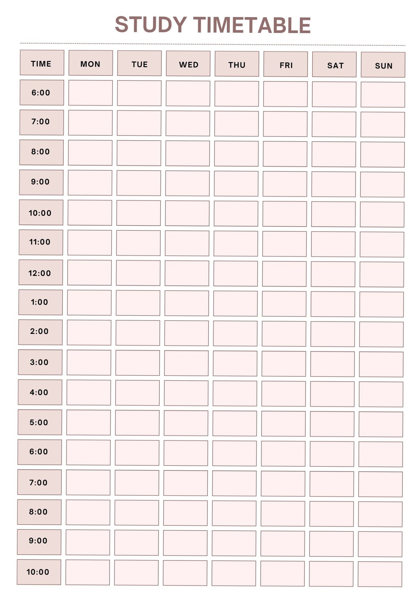 💌 💌 stay inspired all year long: Digital Study Timetable Planner & Creative Assets