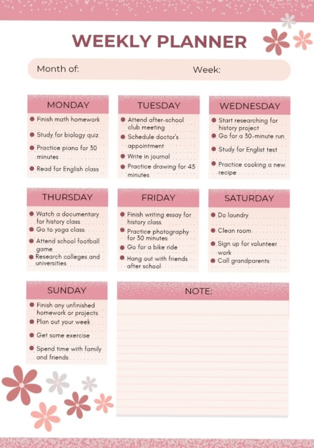🎀 🕯️ stay inspired all year long: This Study Planner Will Fix Your Routine Study Smarter Not Harder Daily Planner My Go-To Study