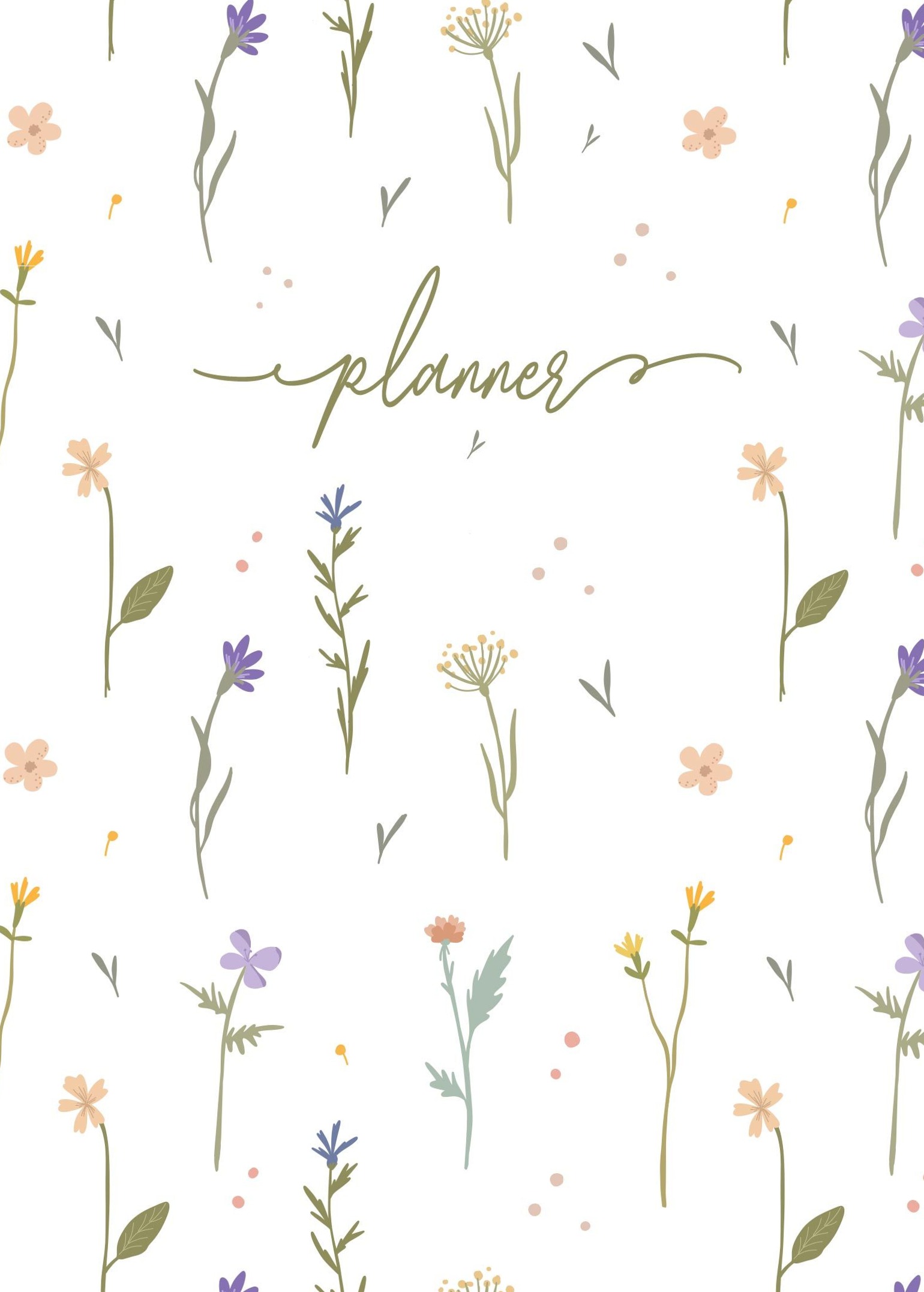 📍 📍 stay inspired all year long: Planner Flores Delicadas Capa — Fazendo a Nossa Festa