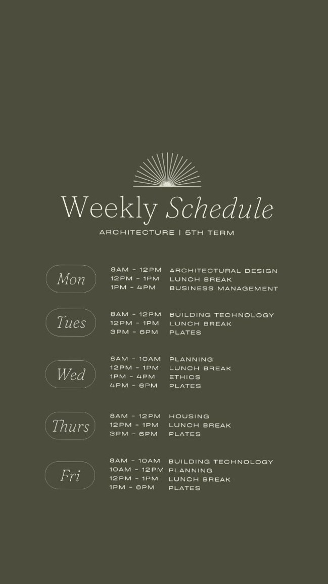 🕯️ 🎀 stay inspired all year long: Olive Green Weekly Schedule Wallpaper