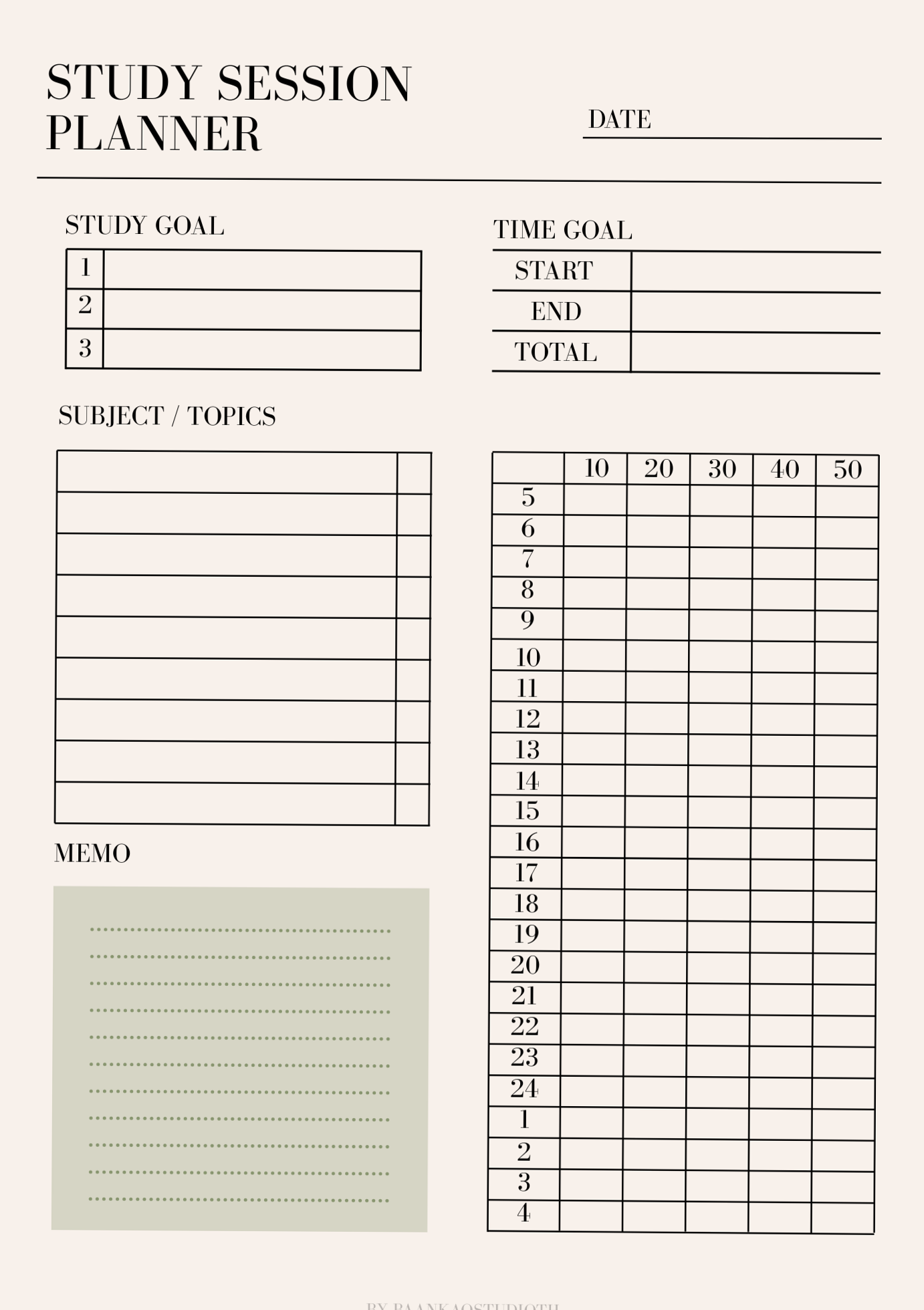 🎨 🖌️ stay inspired all year long: Academic Study Planner | Minimal Digital Student Planner for GoodNotes 13