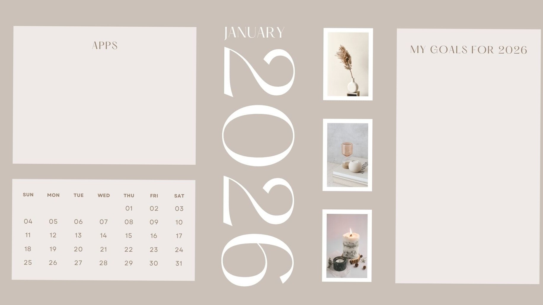 🌈 🖌️ stay inspired all year long: January 2026 Calendar Wallpaper for Desktop
