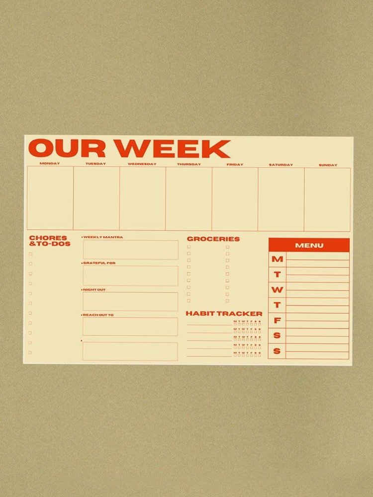 Stay Organized with the Sønderhaus Week Planner Pad — 🤍 🎀 stay inspired all year long