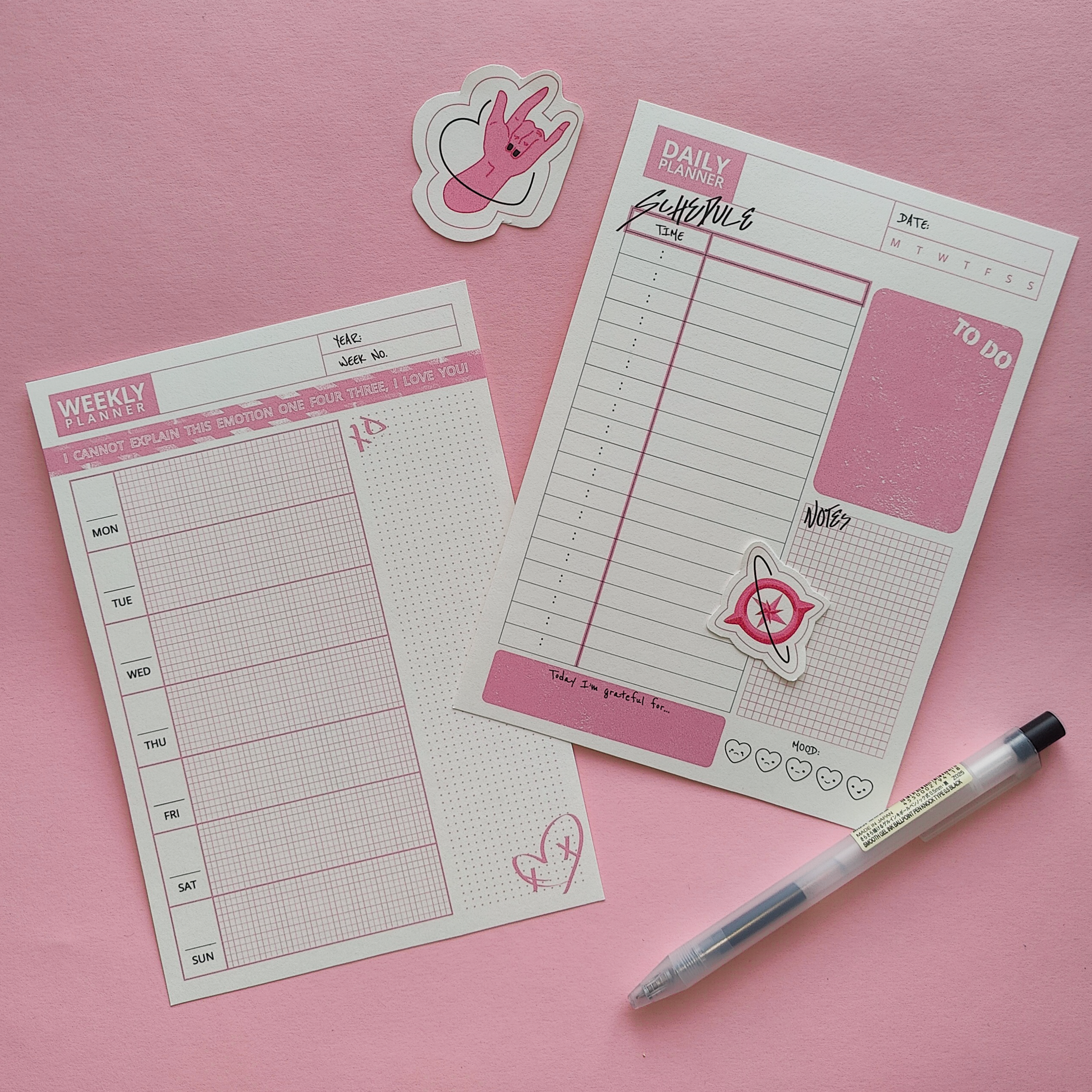 Stray Kids Maxident Planner Bundle Design — 🥂 🍰 secret to staying productive