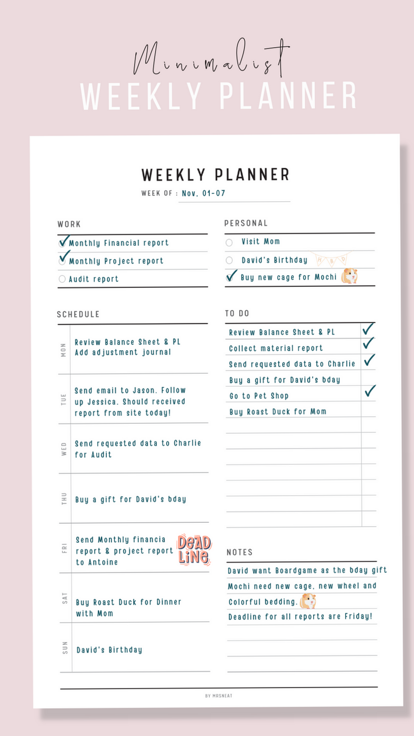 Stress-Free Planning Fun with To-Do Planner for Etsy Prints — 📝 📊 secret to staying productive