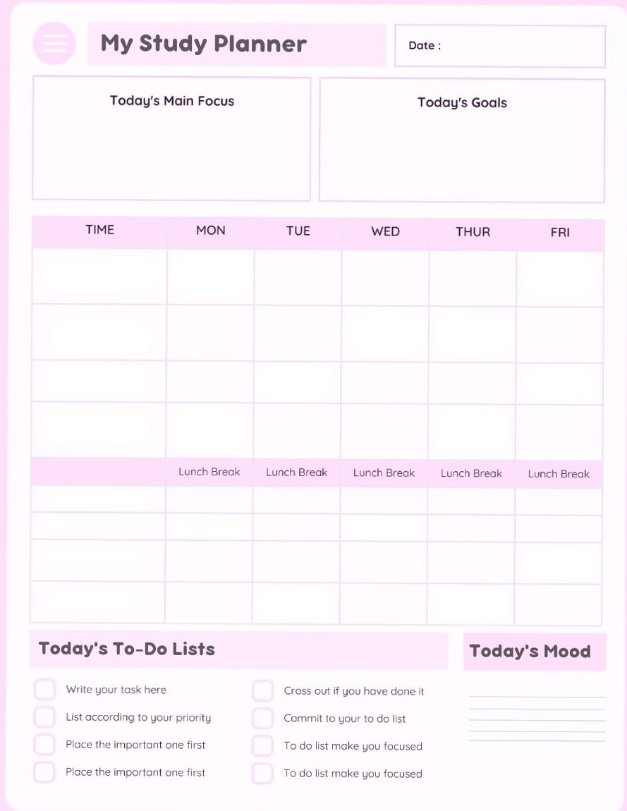 Study Planner Journal for Digital Creatives — 📊 📅 secret to staying productive