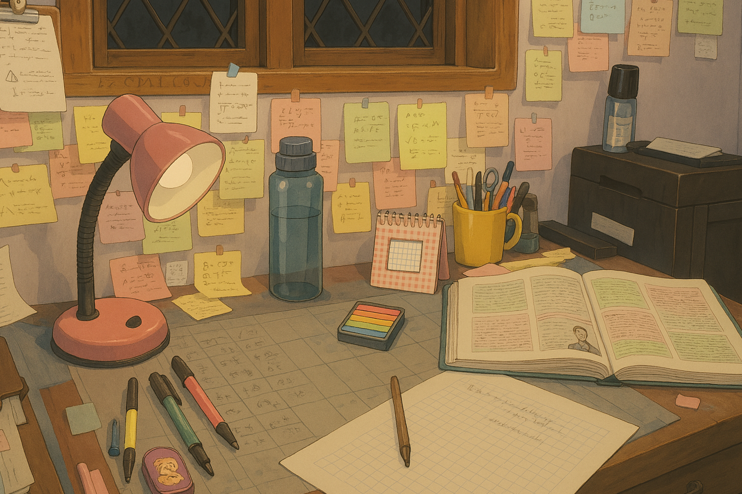 Study Table for Digital Design & Creative Planning — ✨ ☁️ romanticize your routine