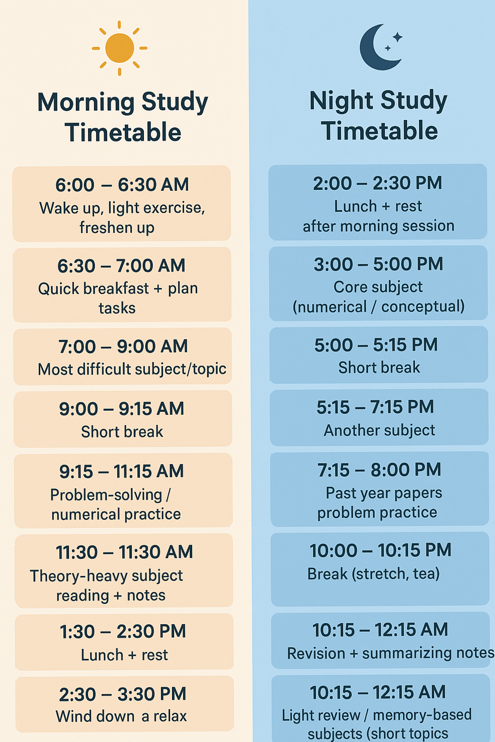 Study Timetable for Digital Design & Creative Planners — 📁 📌 romanticize your routine