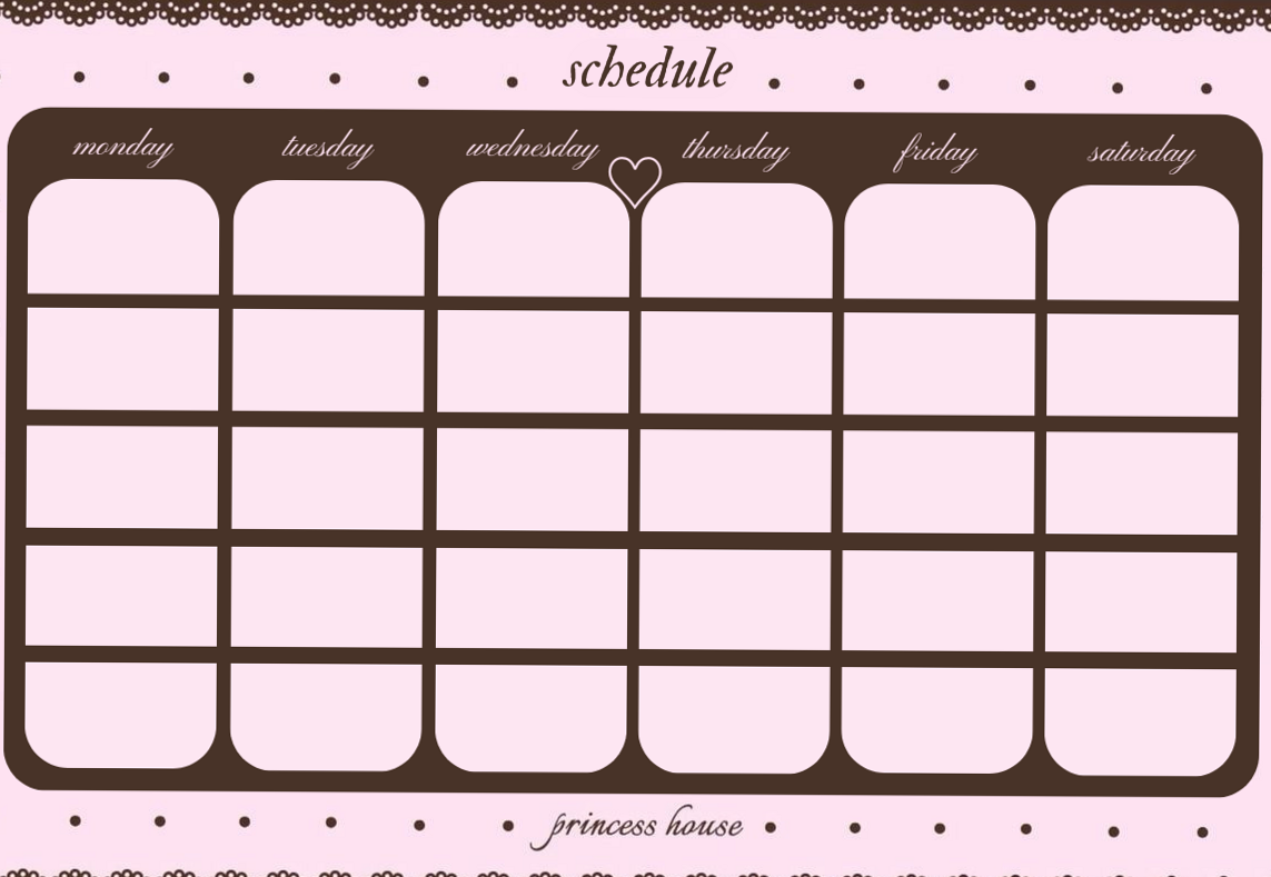 Stylish Schedule Planner Design | Creative Digital Assets — 🎨 📍 romanticize your routine