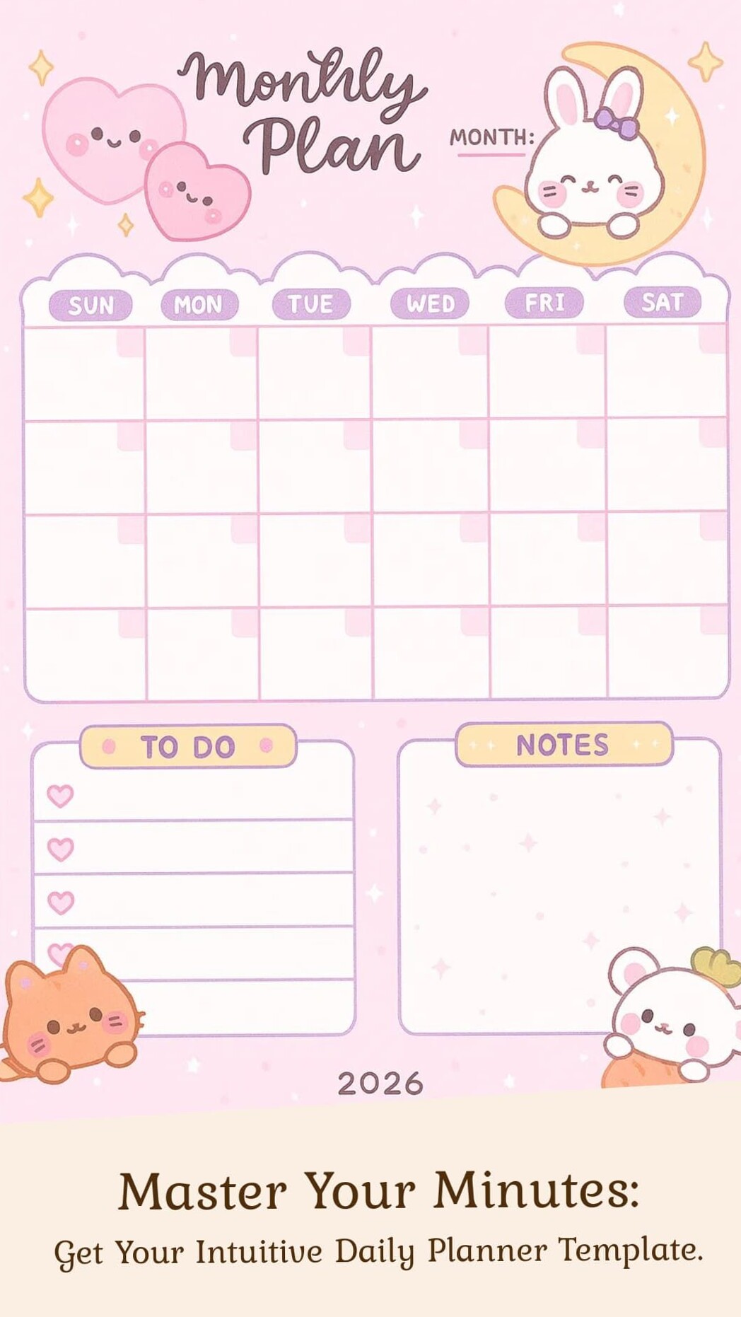 Sweeten Your Schedule with this Adorable Planner Printable — 📝 📌 dream life manifestation