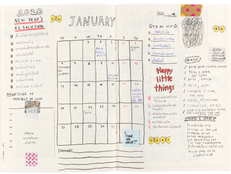 📝 📁 Thanaporn Sirichokyong (Thailand) | Digital Design & Creative Planners | MT-Journal | romanticize your routine