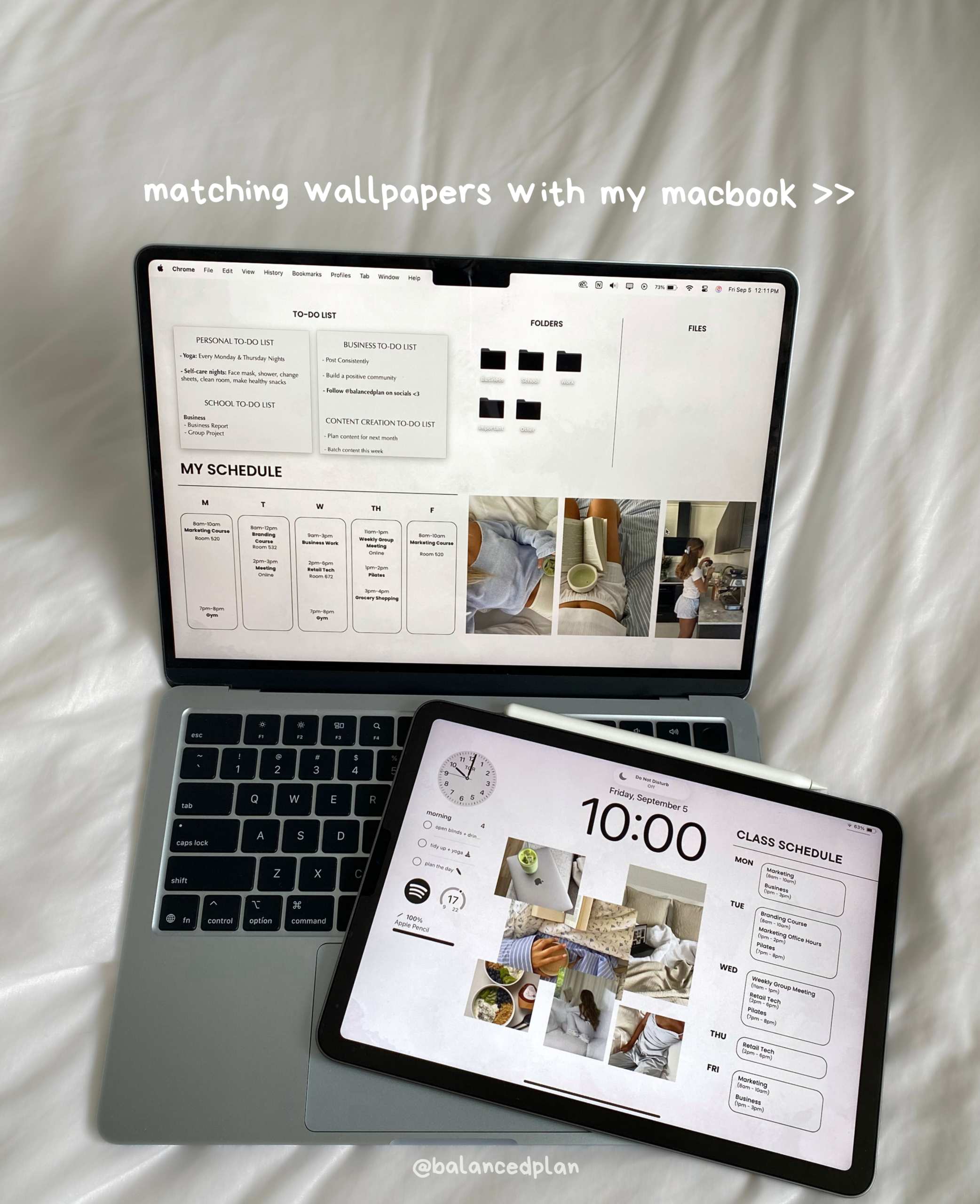 The Balanced Plan Desktop & iPad Aesthetic Wallpapers — 📁 📁 dream life manifestation