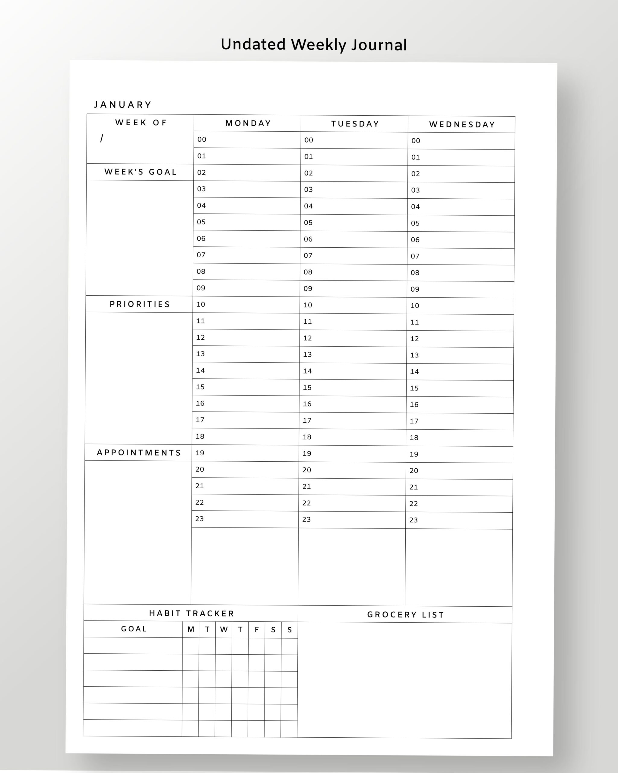 Time Blocking Planner | A5 Printable Inserts — 🎨 🪄 romanticize your routine