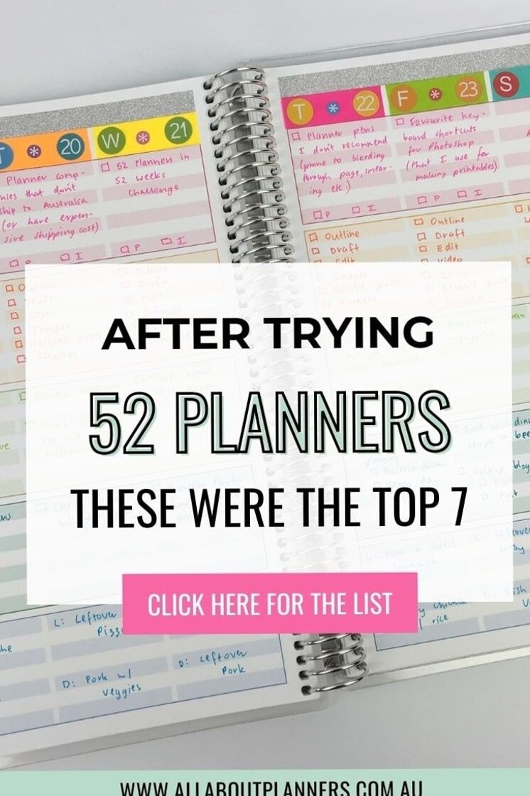 📌 📊 Top 7 Weekly Planners After Testing 52 | romanticize your routine