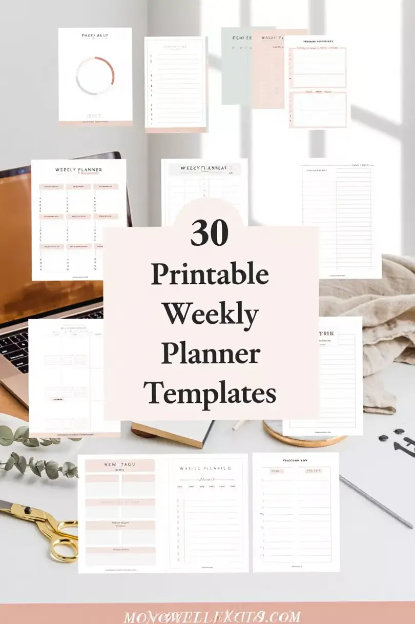 Transform Your Week with Free Planner Templates — 📝 🖇️ dream life manifestation
