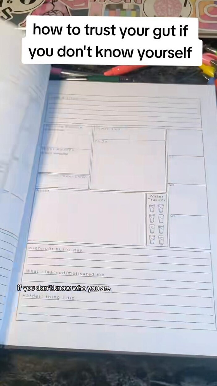 🪄 🎨 Trust Your Gut & Find Your Path with The Self Help Planner | dream life manifestation