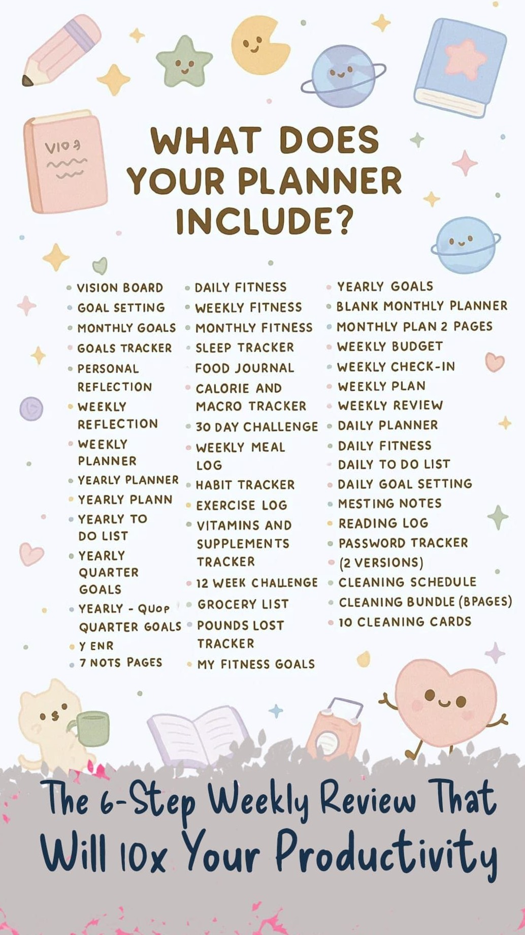 🤍 ✨ Ultimate Life Architect Planner for Digital Design & Creativity | romanticize your routine