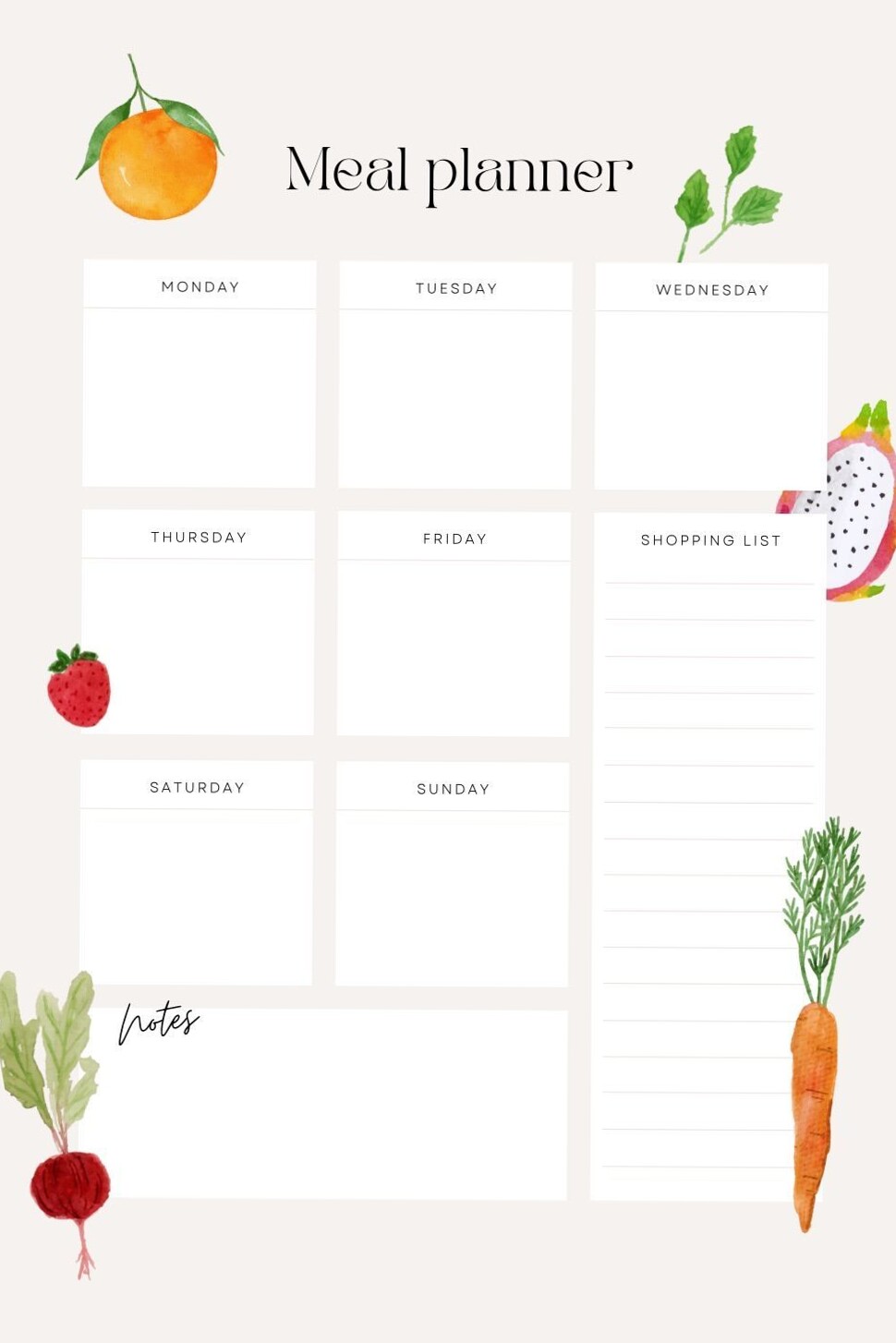 🕯️ 🕯️ Ultimate Meal Planner for Effortless Meal Prep | stay inspired all year long
