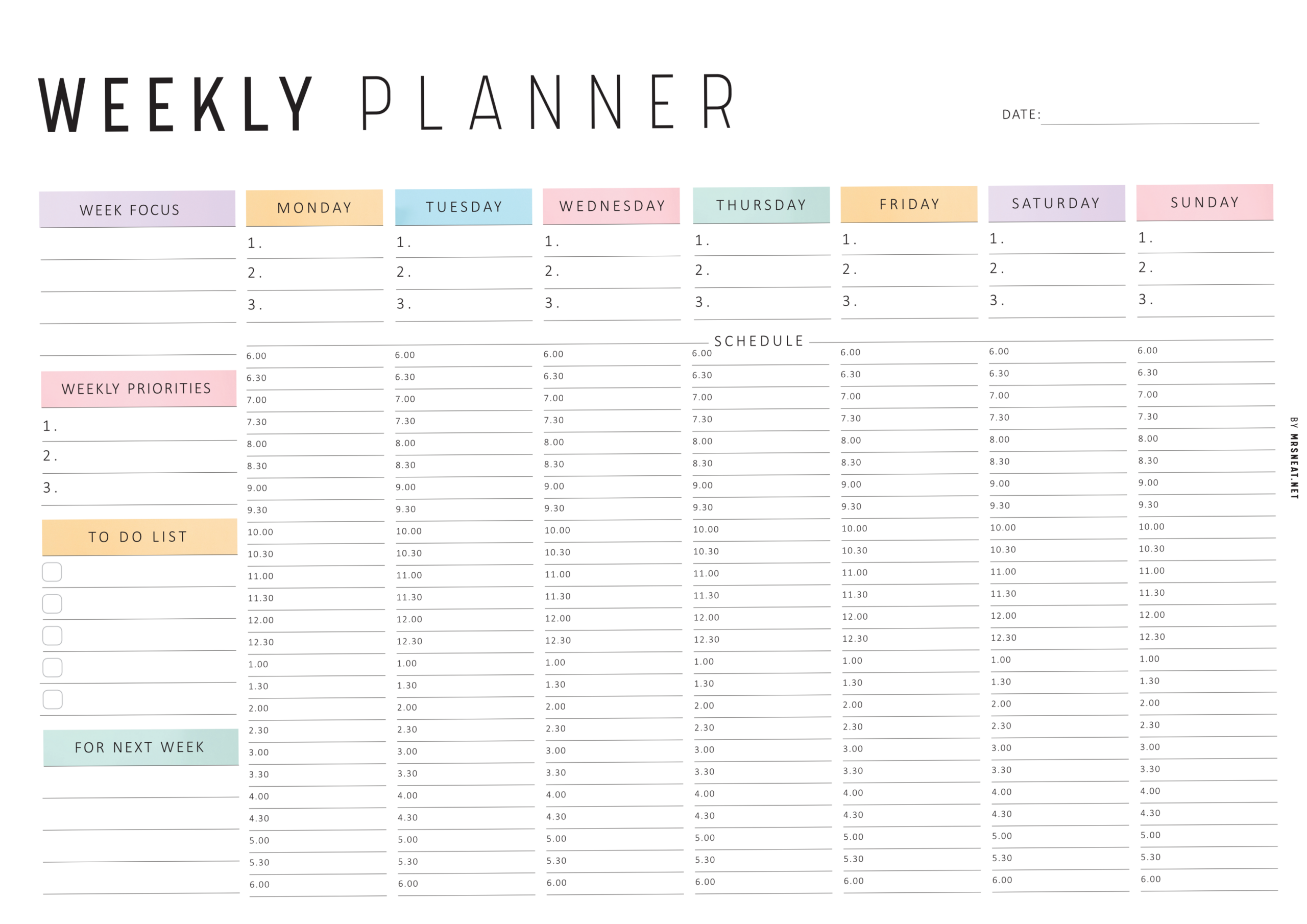 🎨 🎨 ultimate printable checklist: Master Your Time: Minimalist Daily, Weekly & Monthly Planner Guide