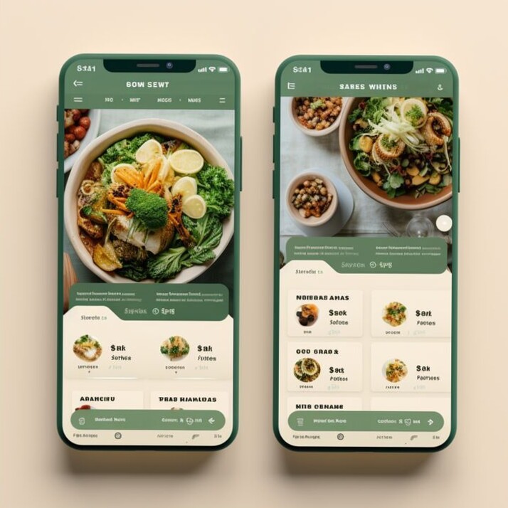 📍 🪄 Vegan Eats App UI Design 2024 | Creative Assets & Layouts | secret to staying productive