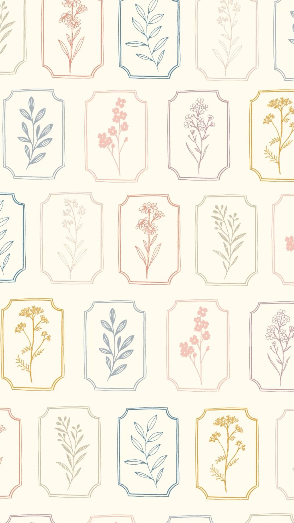 Vintage Postage Stamp Wallpaper for Digital Design & Planners — ☁️ 🤍 dream life manifestation